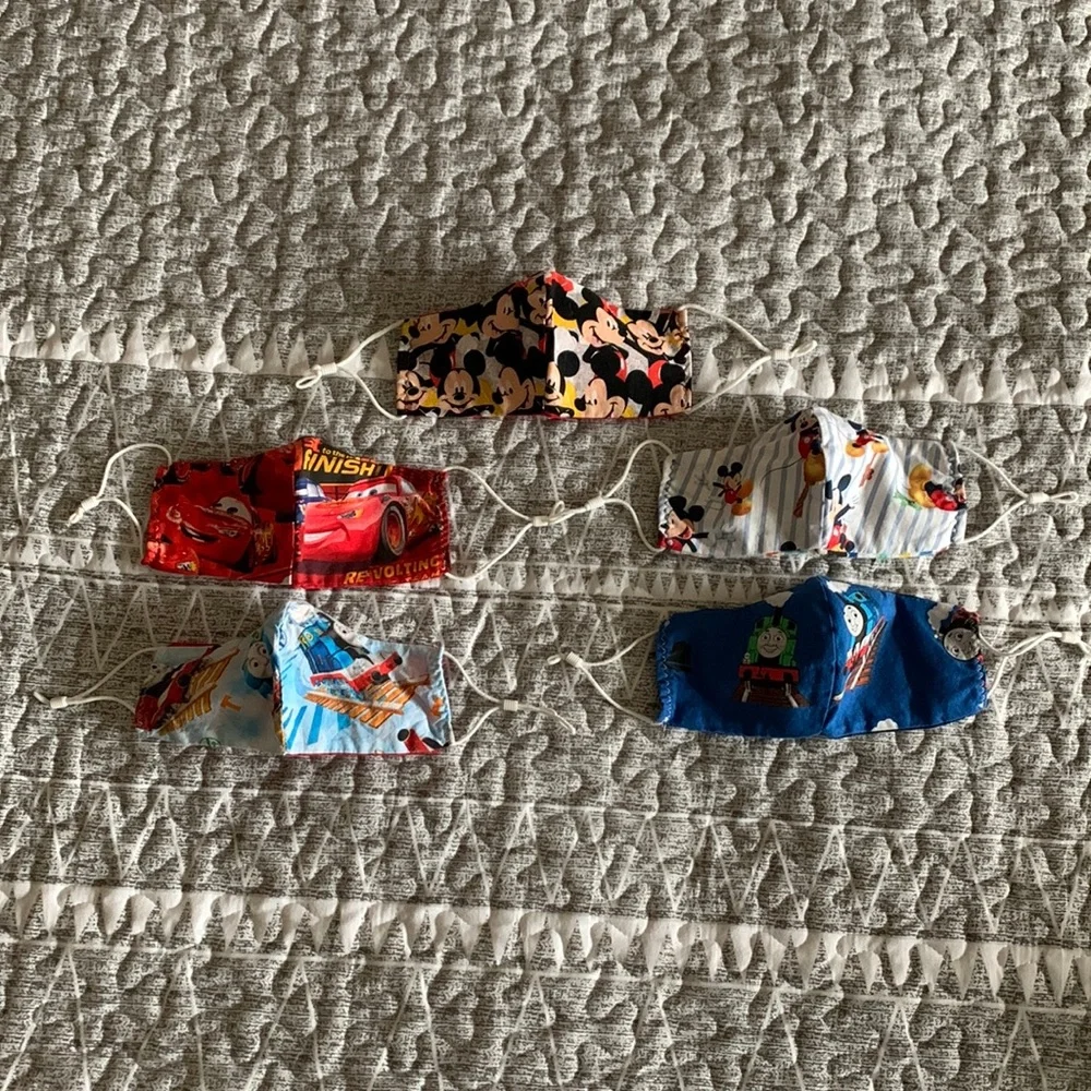 Mickey Mouse/Thomas The Tank Engine/Lightening McQueen Children’s Face Masks